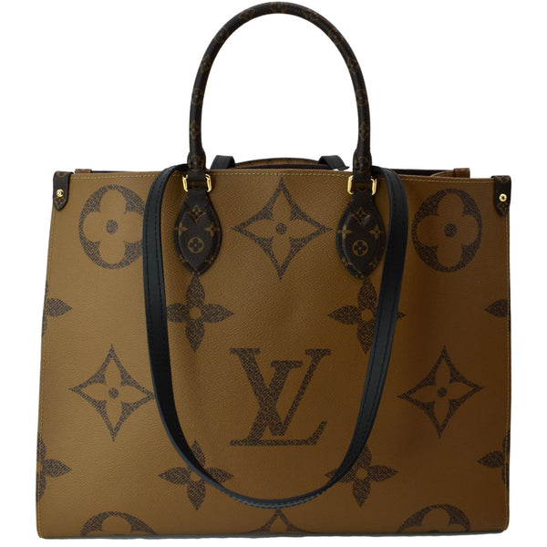 LOUIS VUITTON Onthego GM Giant Monogram Canvas Tote Shoulder Bag Brown - Hot Deals