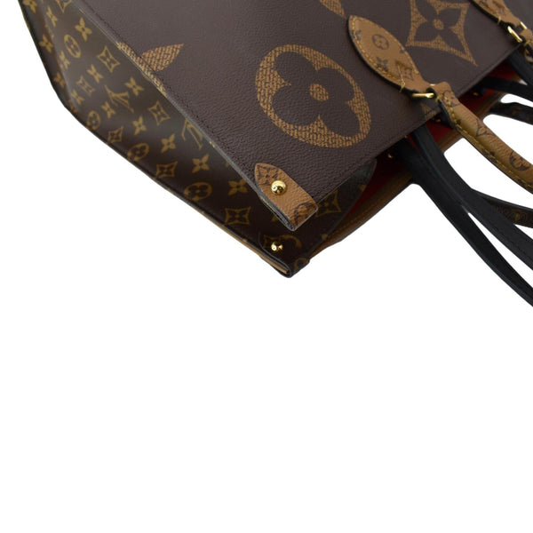 LOUIS VUITTON Onthego GM Giant Monogram Canvas Tote Shoulder Bag Brown - Hot Deals
