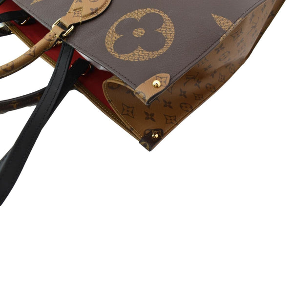 LOUIS VUITTON Onthego GM Giant Monogram Canvas Tote Shoulder Bag Brown - Hot Deals