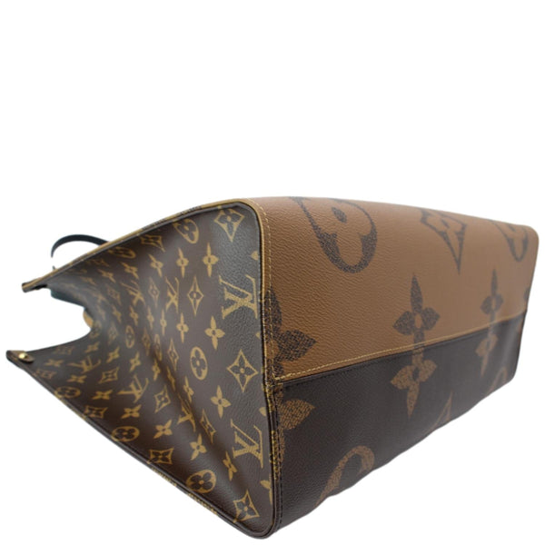 LOUIS VUITTON Onthego GM Giant Monogram Canvas Tote Shoulder Bag Brown - Hot Deals