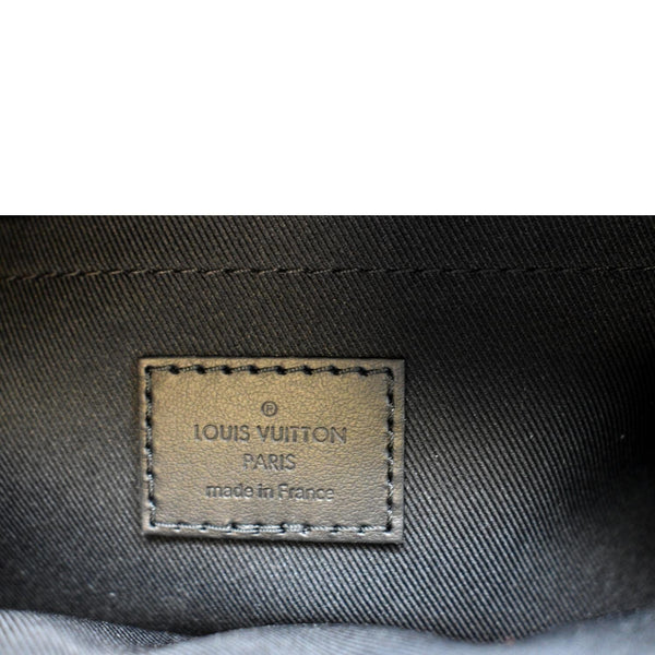 LOUIS VUITTON S-Lock Monogram Leather Crossbody Bag Black