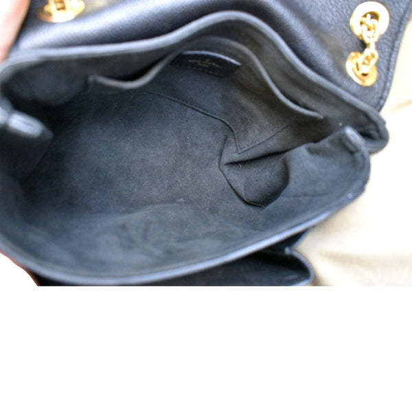 LOUIS VUITTON Vavin BB Monogram Empreinte Leather Shoulder Bag Black