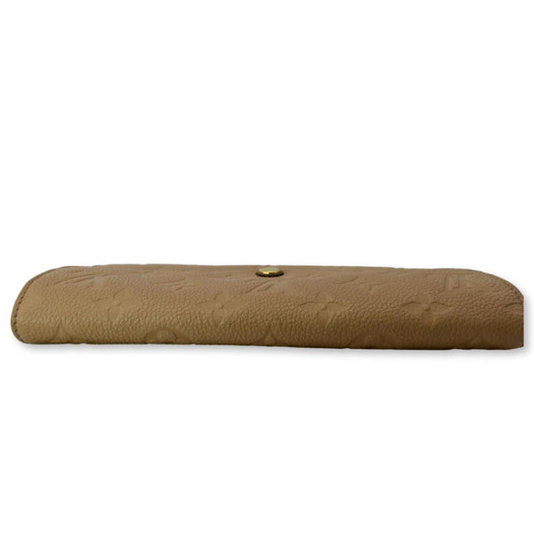 LOUIS VUITTON Curieuse Monogram Empreinte Leather Wallet Bronze