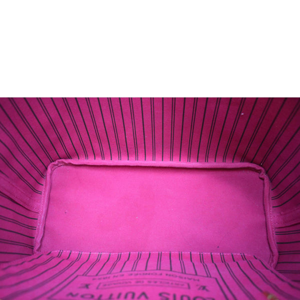 LOUIS VUITTON Neverfull MM Monogram Canvas Tote Bag Brown