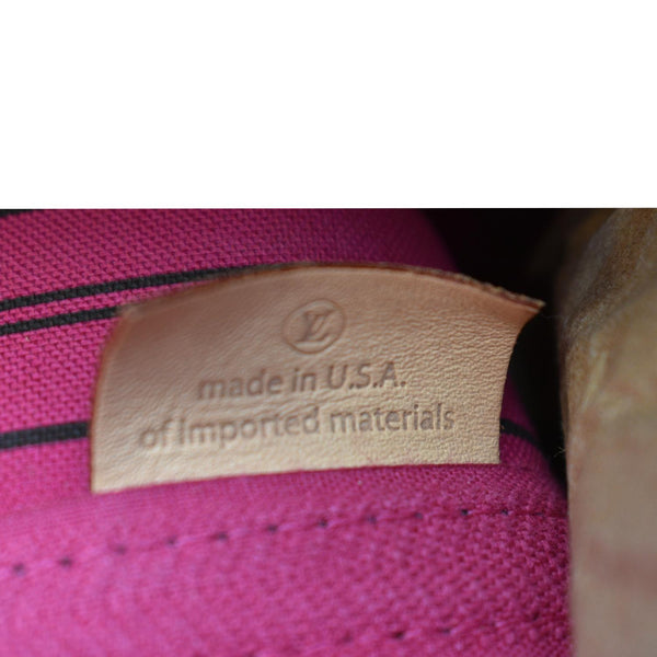 LOUIS VUITTON Neverfull MM Monogram Canvas Tote Bag Brown