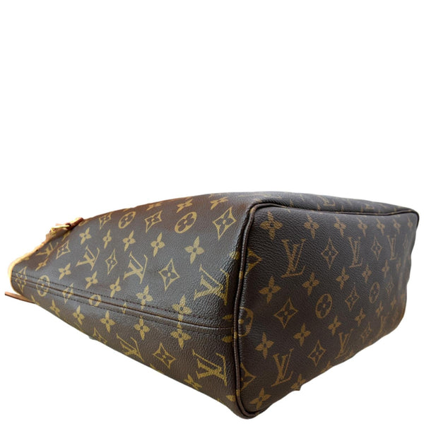 LOUIS VUITTON Neverfull MM Monogram Canvas Tote Bag Brown