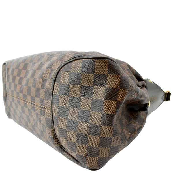 LOUIS VUITTON Reggia Damier Ebene Shoulder Bag Brown