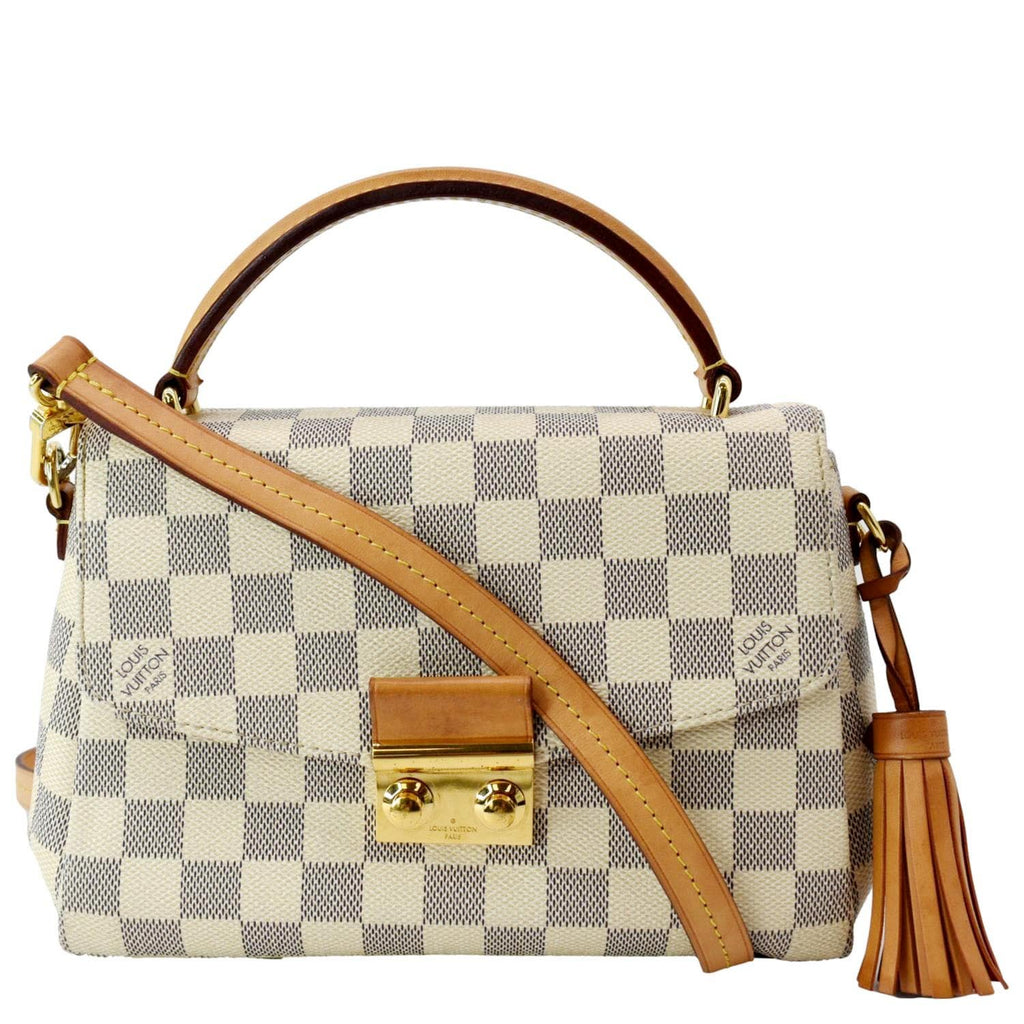 Croisette leather satchel Louis Vuitton White in Leather - 37094438
