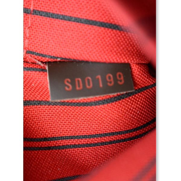 LOUIS VUITTON Neverfull Damier Ebene Pochette Wristlet Pouch Brown