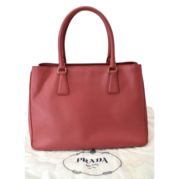 PRADA Galleria Large Saffiano Leather Tote Bag Pink