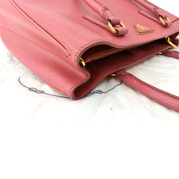 PRADA Galleria Large Saffiano Leather Tote Bag Pink