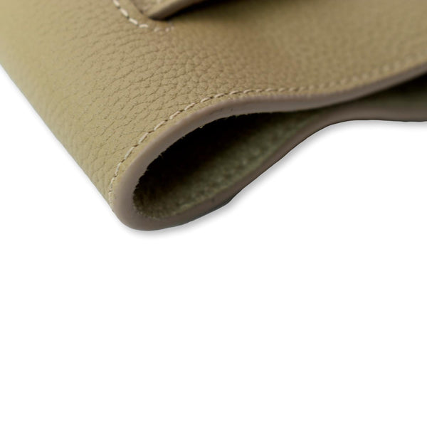 CELINE Cabas Phantom Grained Calfskin Leather Tote Bag Taupe