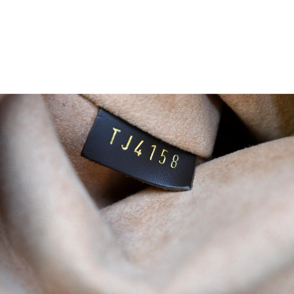 LOUIS VUITTON Kensington Bowling Damier Ebene Satchel Bag Brown