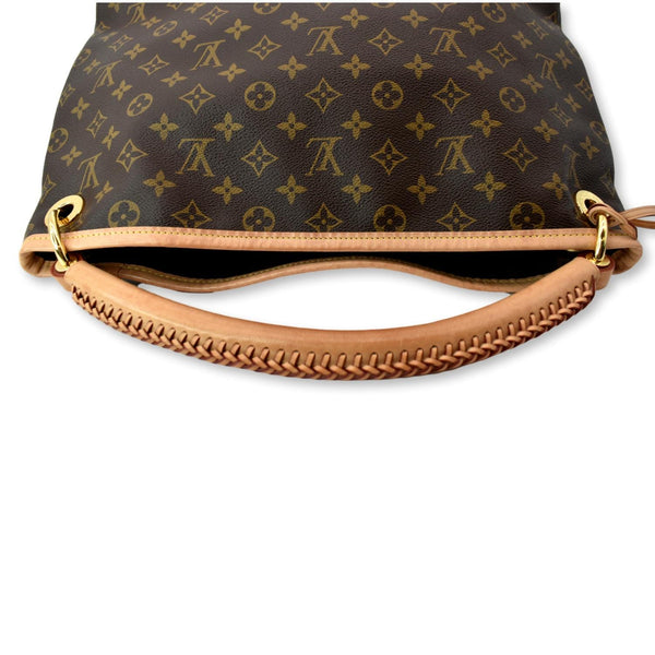 LOUIS VUITTON Artsy MM Monogram Canvas Hobo Bag Brown