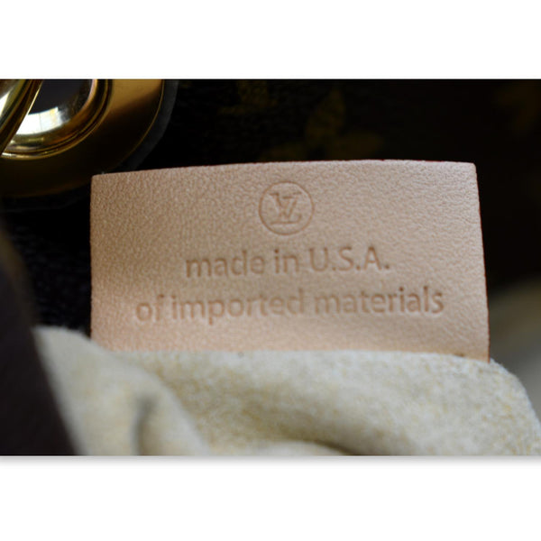 LOUIS VUITTON Artsy MM Monogram Canvas Hobo Bag Brown