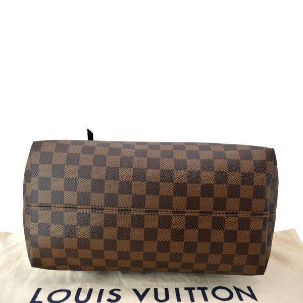 LOUIS VUITTON Iena MM Damier Ebene Shoulder Bag Brown