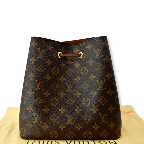 LOUIS VUITTON Neonoe Monogram Canvas Shoulder Bag Brown