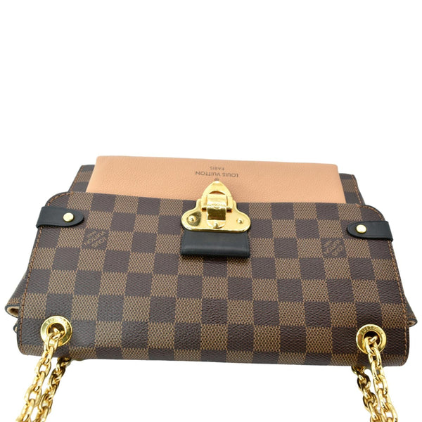 LOUIS VUITTON Vavin PM Damier Ebene Shoulder Bag Brown