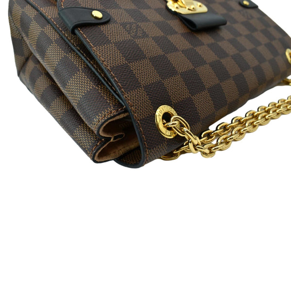 LOUIS VUITTON Vavin PM Damier Ebene Shoulder Bag Brown