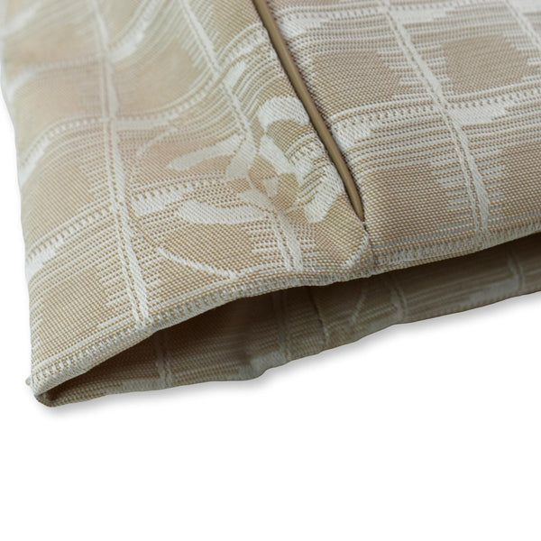 CHANEL CC Logo Travel Line Nylon Tote Bag Beige