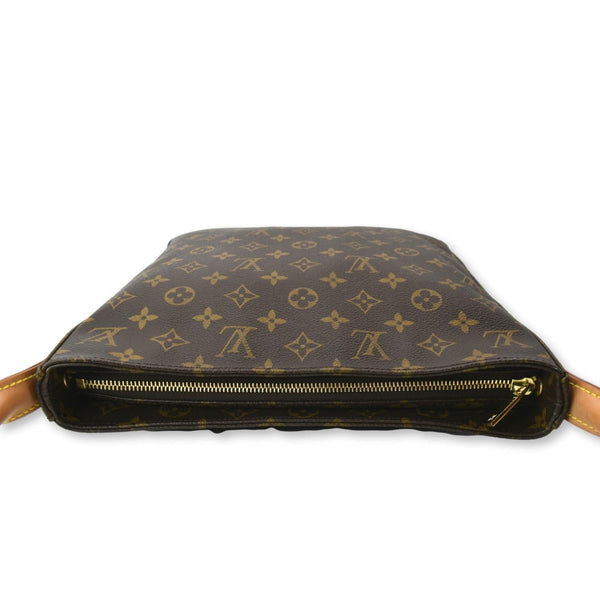 LOUIS VUITTON Looping GM Monogram Canvas Shoulder Bag Brown