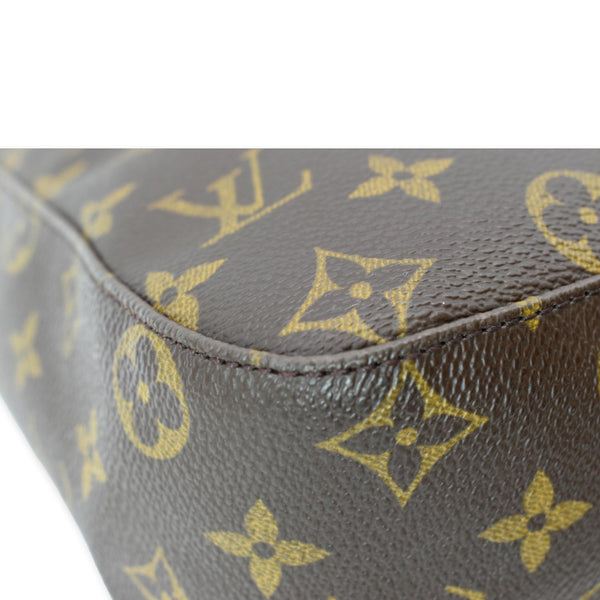 LOUIS VUITTON Looping GM Monogram Canvas Shoulder Bag Brown
