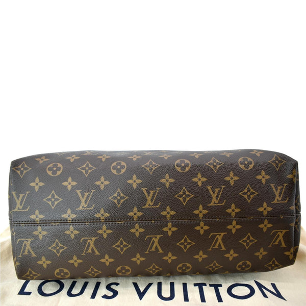 LOUIS VUITTON Graceful MM Monogram Canvas Shoulder Bag Brown