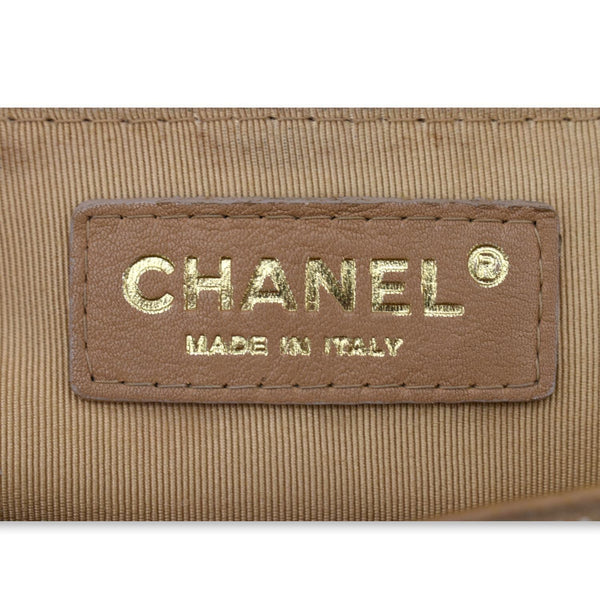 CHANEL Grand Shopping GST Caviar Leather Tote Bag Beige