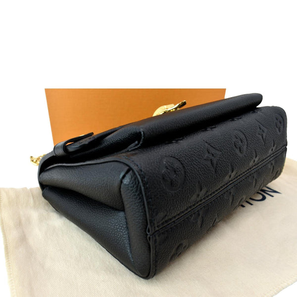 LOUIS VUITTON Vavin BB Monogram Empreinte Leather Shoulder Bag Black