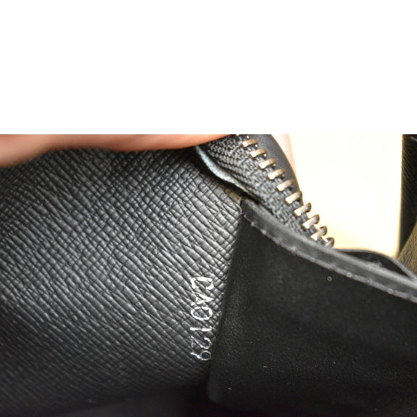 LOUIS VUITTON Monogram Eclipse Canvas Zippy Wallet Black