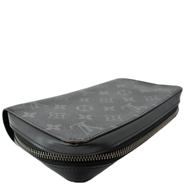 LOUIS VUITTON Monogram Eclipse Canvas Zippy Wallet Black