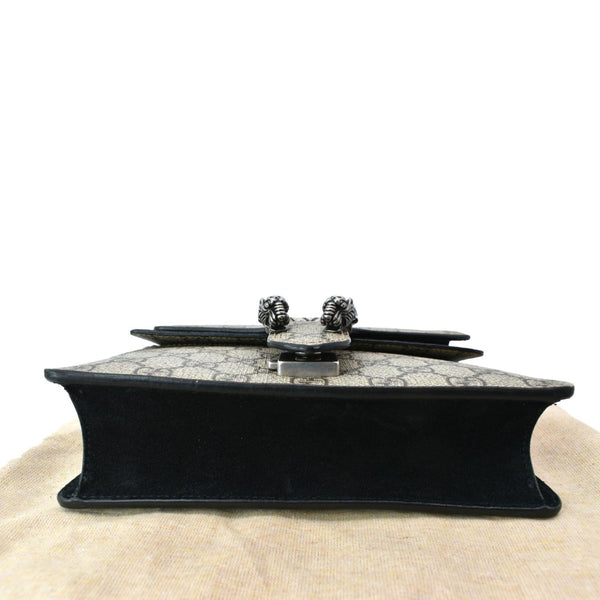 GUCCI Dionysus Mini GG Supreme Canvas Crossbody Bag Beige 421970