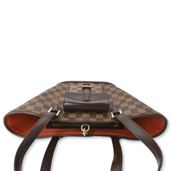 LOUIS VUITTON Manosque PM Damier Ebene Shoulder Bag Brown