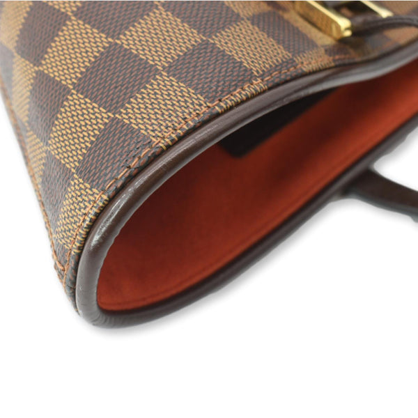 LOUIS VUITTON Manosque PM Damier Ebene Shoulder Bag Brown