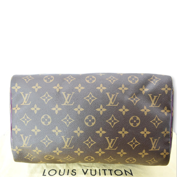 LOUIS VUITTON Totem Speedy 30 Monogram Canvas Satchel Bag Brown