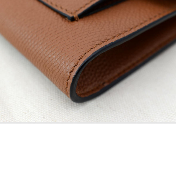 VALENTINO Garavani Vsling Mini Leather Shoulder Bag Brown