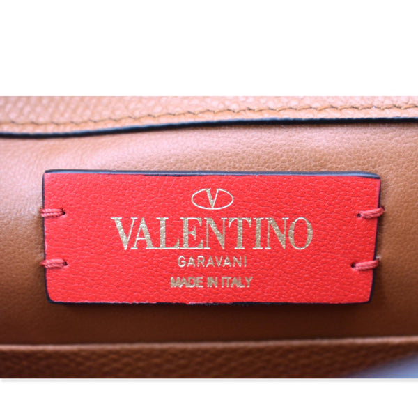 VALENTINO Garavani Vsling Mini Leather Shoulder Bag Brown