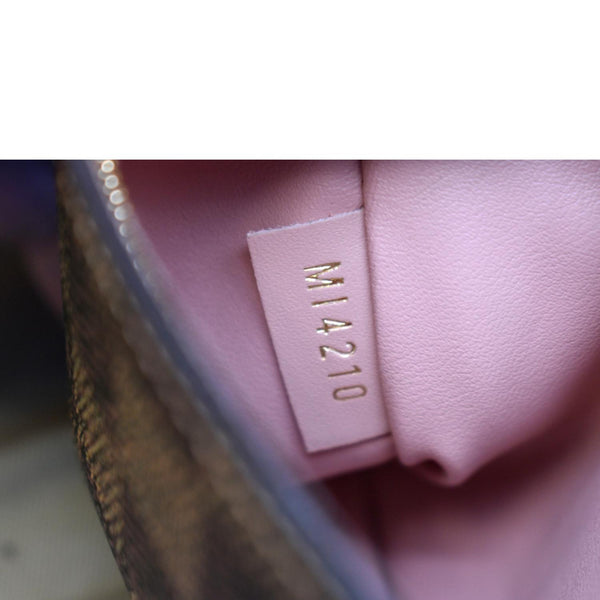 LOUIS VUITTON Croisette Damier Ebene Crossbody Bag Brown