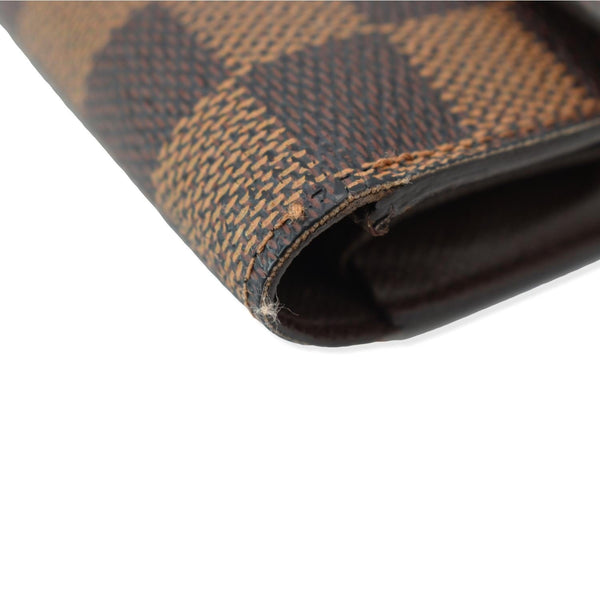 LOUIS VUITTON Sarah Monogram Canvas Wallet Brown