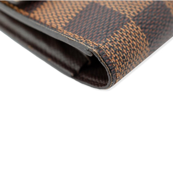LOUIS VUITTON Sarah Monogram Canvas Wallet Brown