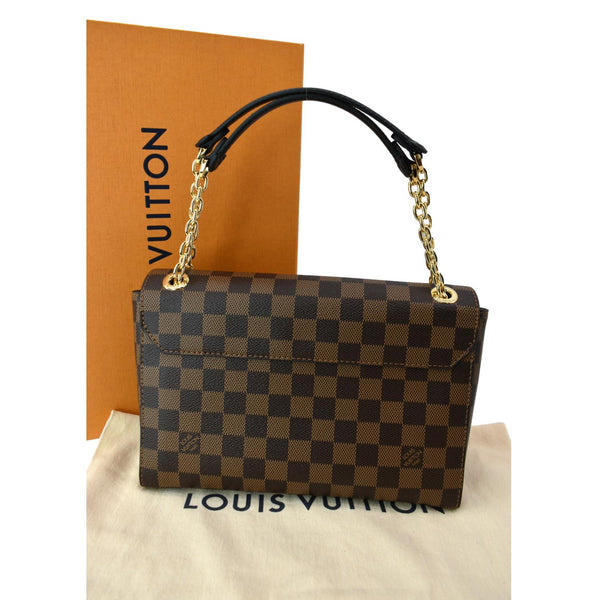 LOUIS VUITTON Vavin PM Damier Ebene Shoulder Bag Brown