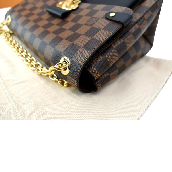 LOUIS VUITTON Vavin PM Damier Ebene Shoulder Bag Brown