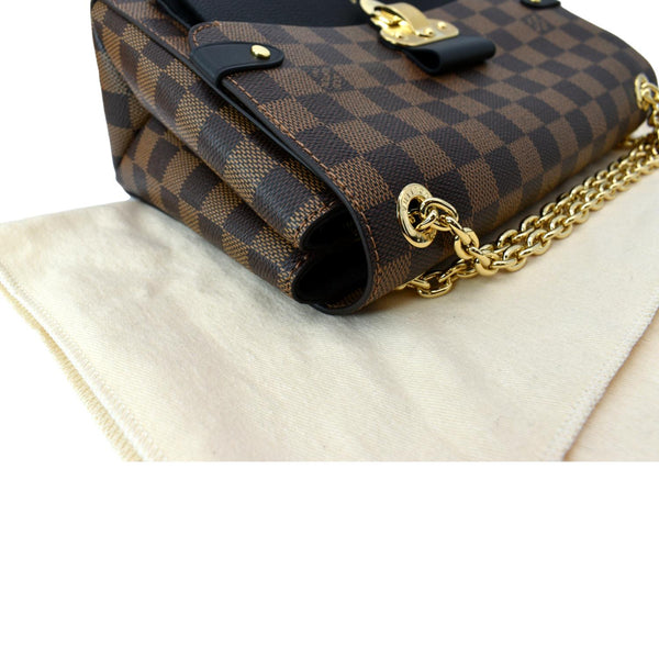 LOUIS VUITTON Vavin PM Damier Ebene Shoulder Bag Brown