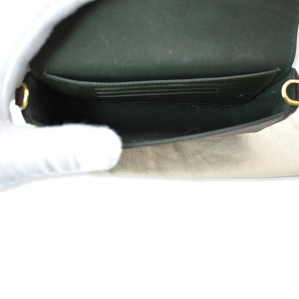 LOUIS VUITTON Felicie Strap & Go Pochette Monogram Canvas Shoulder Bag Brown