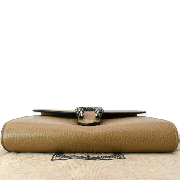 GUCCI Dionysus Mini Leather Chain Shoulder Bag Tan 401231