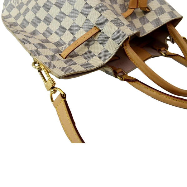 LOUIS VUITTON Girolata Damier Azur Shoulder Bag White