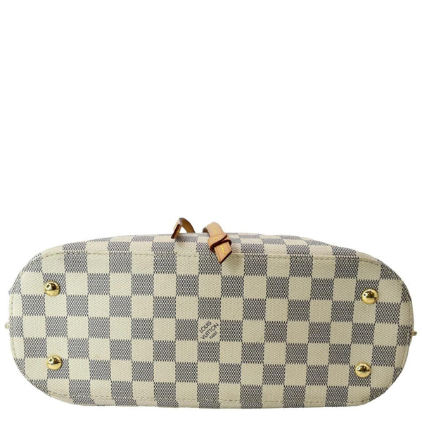 LOUIS VUITTON Girolata Damier Azur Shoulder Bag White