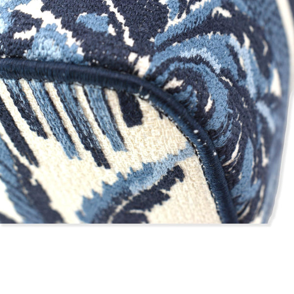 CHRISTIAN DIOR DiorTravel Oblique Embroidery Vanity Case Blue