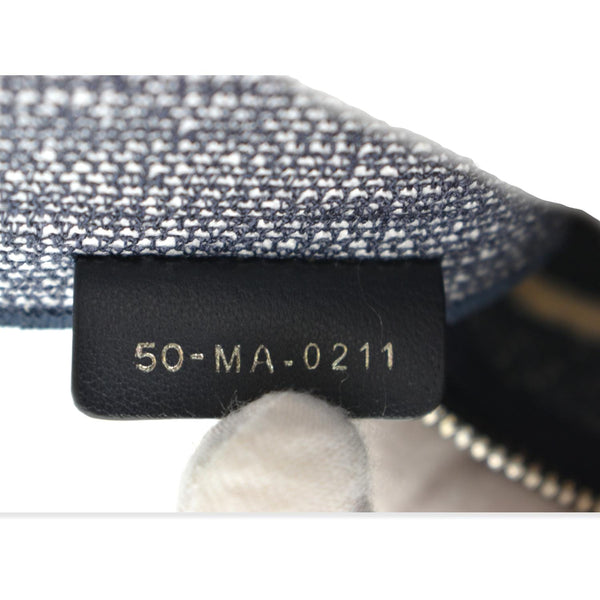 CHRISTIAN DIOR DiorTravel Oblique Embroidery Vanity Case Blue