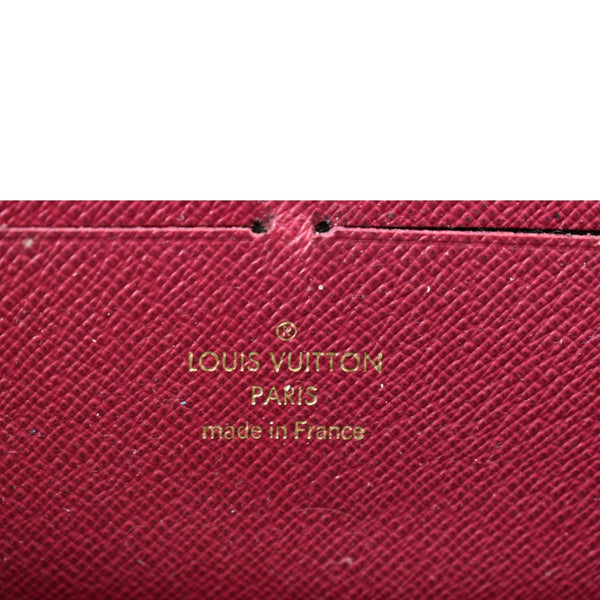 LOUIS VUITTON Clemence Monogram Canvas Zippy Wallet Brown
